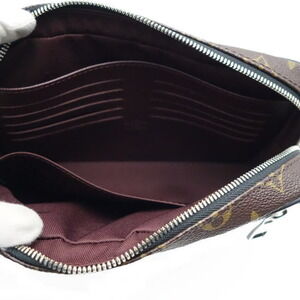 Louis Vuitton Kasai Bag Shoulder Macassar Brown Monogram